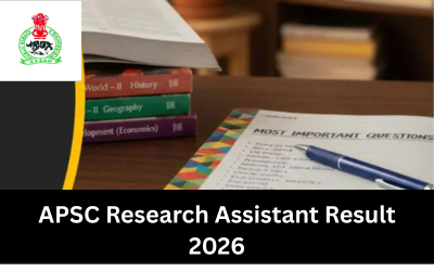 APSC Research Assistant Result 2026