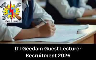 ITI Geedam Guest Lecturer Recruitment 2026