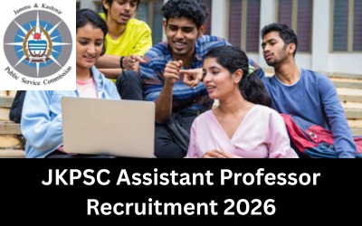 JKPSC Librarian vacancy 2026, JKPSC College Director Physical Education, jkpsc.nic.in careers, JKPSC 205 posts Higher Education