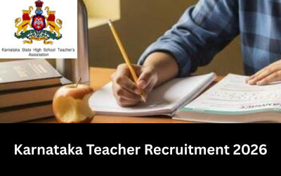 Karnataka Teacher Recruitment 2026