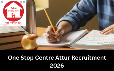 One Stop Centre Attur Recruitment 2026