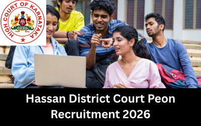 Hassan District Court Peon Recruitment 2026 48 Posts