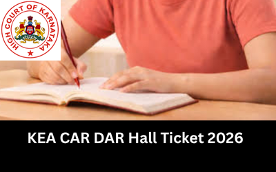 KEA CAR DAR Hall Ticket 2026