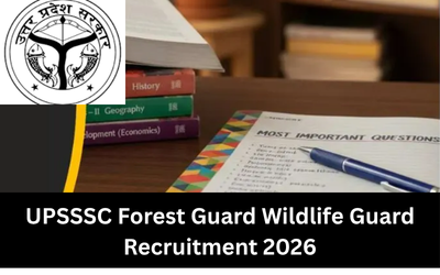 UPSSSC Forest Guard Wildlife Guard Recruitment 2026